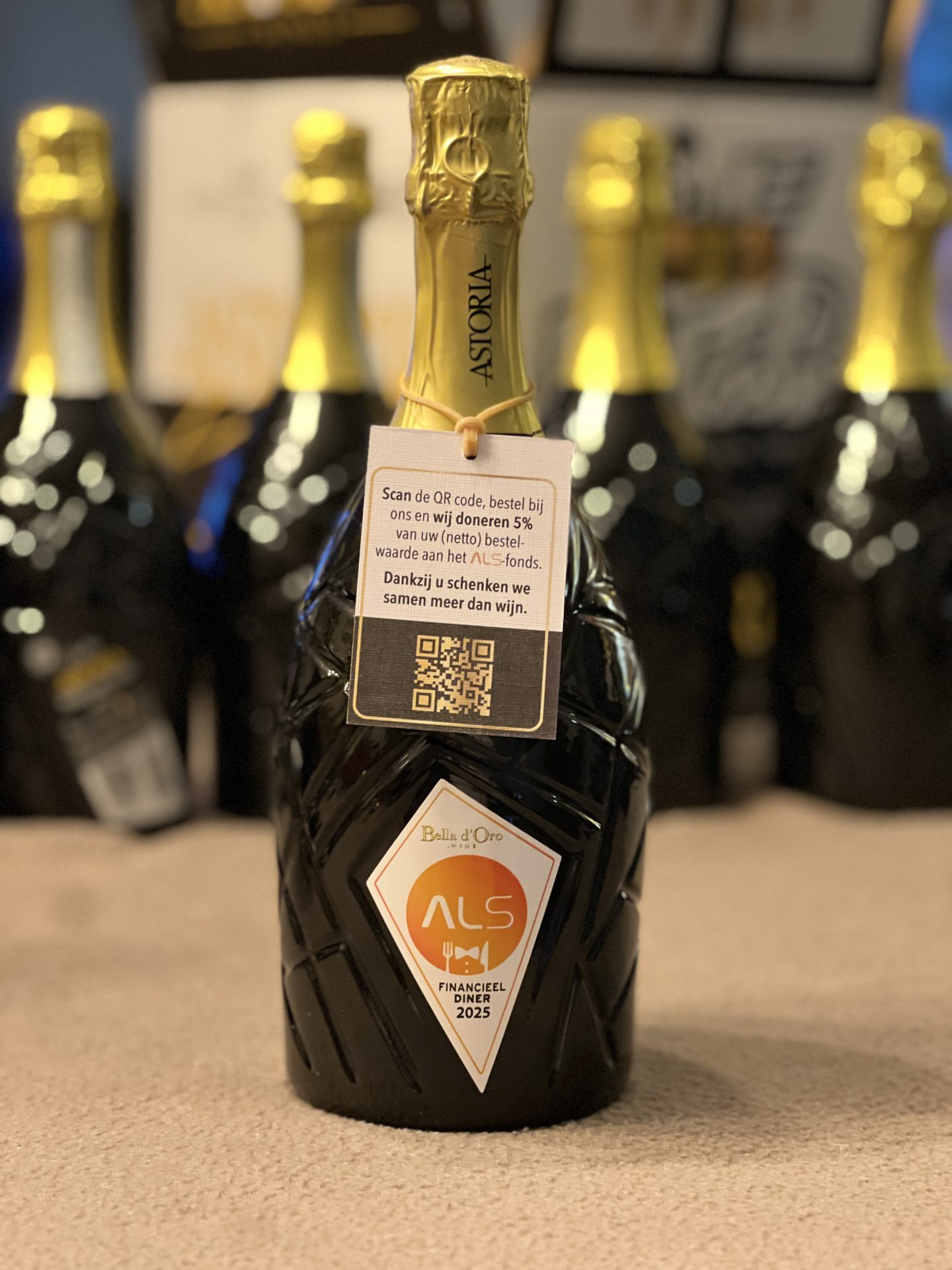 ALS Financieel Diner 2025 sponsoring - Bella d'Oro Wine ©