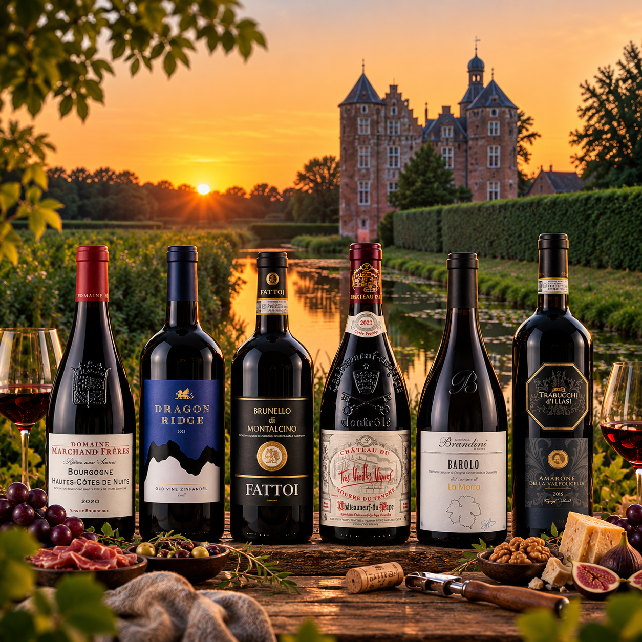 Bella d’Oro Grand Reds: zes indrukwekkende en klassieke rode wijnen op Kasteel Croy